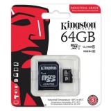 Kingston 64GB Micro SDXC Industrial (100/80 MB/s) + Adapter