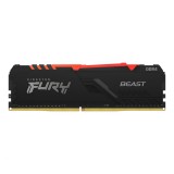 Kingston 8GB DDR4 2666MHz Fury Beast RGB Black KF426C16BBA/8