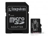 Kingston Canvas Select Plus 128GB microSDXC memóriakártya, + SD adapter, class 10
