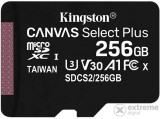 Kingston Canvas Select Plus 256GB micro SDXC memóriakártya, Class 10, A1 (SDCS2/256GBSP)