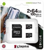 Kingston Canvas Select Plus 64GB microSDXC 2 pack (SDCS2/64GB-2P1A)