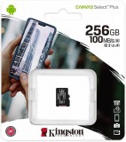 Kingston CANVAS SELECT PLUS MICRO SDXC 256GB CLASS 10 UHS-I U3 A1 V30 (100/85 MB/S)