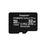 Kingston Canvas Select Plus MicroSDHC memóriakártya 32GB, Class10 (SDCS2/32GBSP)