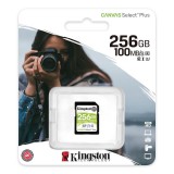 Kingston CANVAS SELECT PLUS SDXC 256GB CLASS 10 UHS-I U3 V30 100/85 MB/S