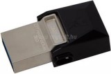 Kingston DataTraveler microDuo Pendrive 32GB USB3.0+MicroUSB (fekete) (DTDUO3/32GB)