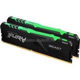 Kingston DIMM memória 2X16GB DDR4 2666MHz CL16 1Gx8 FURY Beast RGB (KF426C16BB1AK2/32)