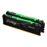 Kingston DIMM memória 2X8GB DDR4 3600MHz CL17 FURY Beast RGB (KF436C17BBAK2/16)