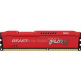Kingston DIMM memória 4GB DDR3 1600MHz CL10 FURY Beast Red (KF316C10BR/4)