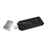 Kingston DT 70 Pendrive 128GB USB-C 3.2 Gen 1 (fekete) (DT70/128GB)