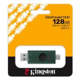 Kingston DT Duo G2 128GB USB 3.2 (USB-A + USB-C) Zöld