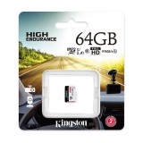 KINGSTON ENDURANCE MICRO SDXC 64GB CL10 UHS-I U1 A1 (95 MB/s olvasási sebesség)