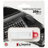 KINGSTON EXODIA DATA TRAVELER PENDRIVE 256GB USB 3.2 Gen1 Fehér