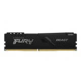 Kingston Fury Beast 16GB (2x8GB) 3600MHz CL17 DDR4 (KF436C17BBK2/16) - Memória