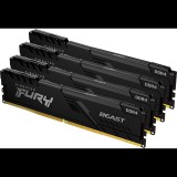 Kingston FURY Beast 64GB 3600MT/s DDR4 memória Non-ECC CL18 Kit of 4 fekete (KF436C18BBK4/64)