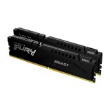 Kingston Fury Beast Black 16GB (2x8) 5600MHz CL40 DDR5 (KF556C40BBK2-16) - Memória