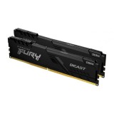 Kingston Fury Beast Black 32GB (2x16GB) 3200MHz CL16 DDR4 (KF432C16BB1K2/32) - Memória