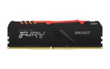 Kingston Fury Beast RGB DDR4 8GB 2666MHz CL16 DIMM 1.2V memória