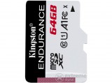 Kingston High Endurance 64GB microSDHC memóriakártya, Class 10, A1, UHS-I (SDCE/64GB)