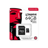 Kingston INDUSTRIAL GRADE MICRO SDXC 64GB + ADAPTER CLASS 10 UHS-I U3 A1 V30 100/80 MB/s