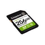 Kingston memóriakártya 256GB (microSDXC Canvas Select Plus gen3 - Class 10, UHS-I, U1, V10)