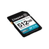 Kingston memóriakártya 512 GB (MicroSDXC Canvas Go! Plus Gen4, Class 10, UHS-I U3, V30)