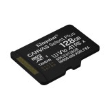 KINGSTON Memóriakártya MicroSDXC 128GB Canvas Select Plus Gen3 150R A1 Adaprer nélkül