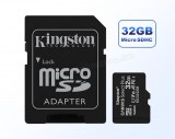 Kingston MicroSDHC memóriakártya 32GB adapterrel M276457