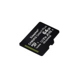 Kingston SDCS3/64GBSP 64GB microSD memóriakártya, UHS-I Speed Class, U1, V10