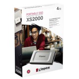 KINGSTON SXS2000 Külső SSD 4TB USB 3.2 Gen 2 Type-C Ezüst