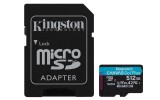 Kingston Technology Canvas Go! Plus 512 GB MicroSD UHS-I Class 10 memóriakártya