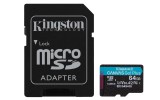 Kingston Technology Canvas Go! Plus 64 GB MicroSD UHS-I Class 10 memóriakártya