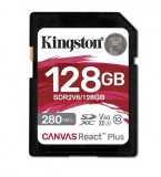 Kingston Technology Canvas React Plus 128 GB SDXC UHS-II Class 10 memóriakártya