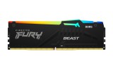 Kingston Technology FURY Beast RGB memóriamodul 16 GB 1 x 16 GB DDR5 6000 Mhz