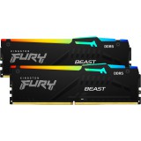 Kingston Technology FURY Beast RGB memóriamodul 32 GB 2 x 16 GB DDR5 ECC (KF568C34BBEAK2-32)
