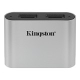 Kingston Workflow microSD USB 3.2 UHS-II Reader Silver WFS-SDC