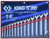Kingtony 1214SR 14 részes csillag-villás készlet 5/16-1-1/4
