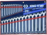 Kingtony 1226MR 26 részes csillag-villás készlet 6-32mm