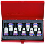 Kingtony 4110PR 9 részes 1/2 coll hatszögbitfej készlet L=55mm