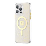 Kingxbar PQY Geek sorozat mágneses tok iPhone 14 MagSafe arany