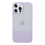 Kingxbar sima sorozat telefontok iPhone 13 Pro szilikon tok lila