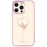 Kingxbar Wish Series tok iPhone 14 Plus díszített rózsaszín kristályokkal díszített tok iPhone 14 Plus