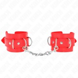 KINK WRIST RESTRAINT Kink – állítható csukló kötöző pántok, piros