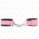 KINK WRIST RESTRAINT Kink – állítható pink neopréne csuklószorítók 22-34 cm