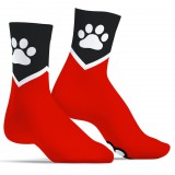 Kinky Puppy Socks Paw Kinky Puppy – érzéki vörös zoknik