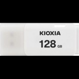 Kioxia 128GB USB2.0 Hayabusa U202 fehér (LU202W128GG4) Flash Drive (LU202W128GG4)