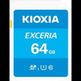 Kioxia 64GB SD (SDXC Class 10 UHS-I U1) Exceria (LNEX1L064GG4) memória kártya (LNEX1L064GG4)