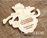 Kis herceg bölcsesség - köszönetajándék fa hűtőmágnes