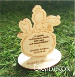 Kis herceg köszönetajándék és ültetőkártya 2 az 1-ben