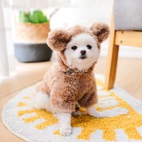 Kisállat meleg mackó jelmez, kutya és macska kisállat jelmez