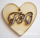 Kísérőcédula kivágott monogrammal